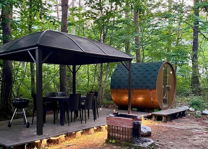 Origami Chalet With Open Air Bath